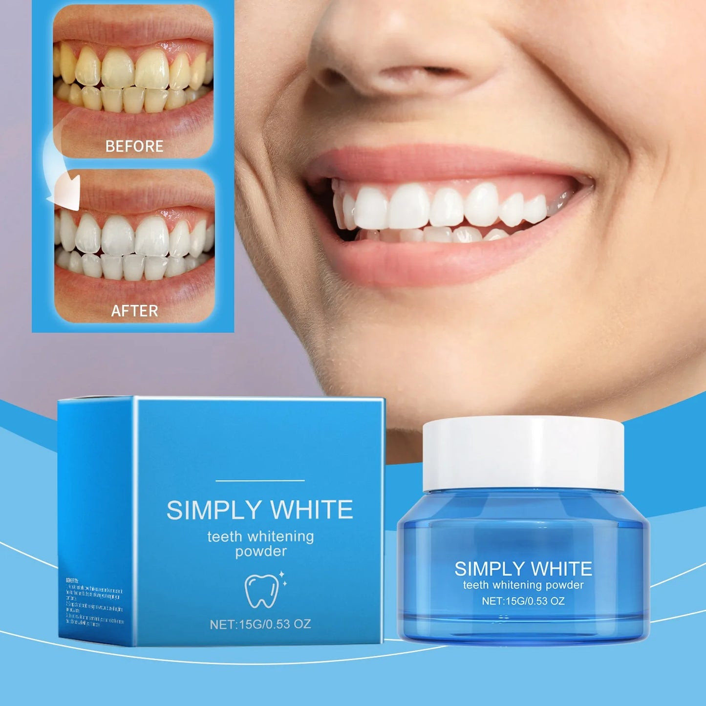 Simply White - Teeth Whitening Powder